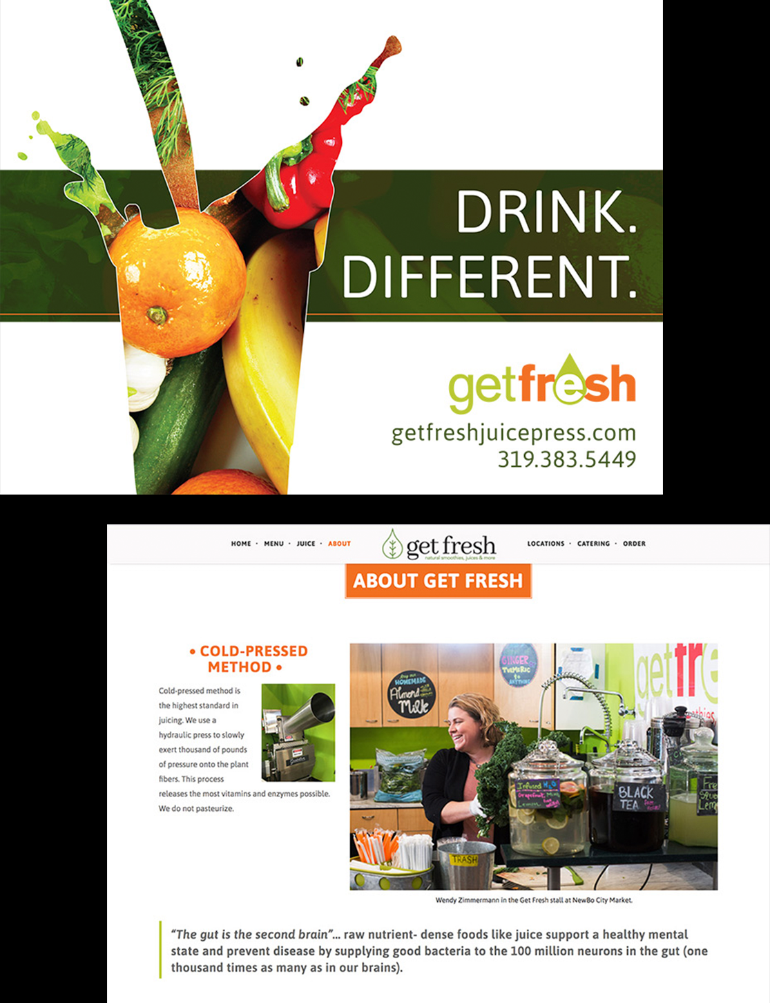 Get Fresh banner and initial website refresh