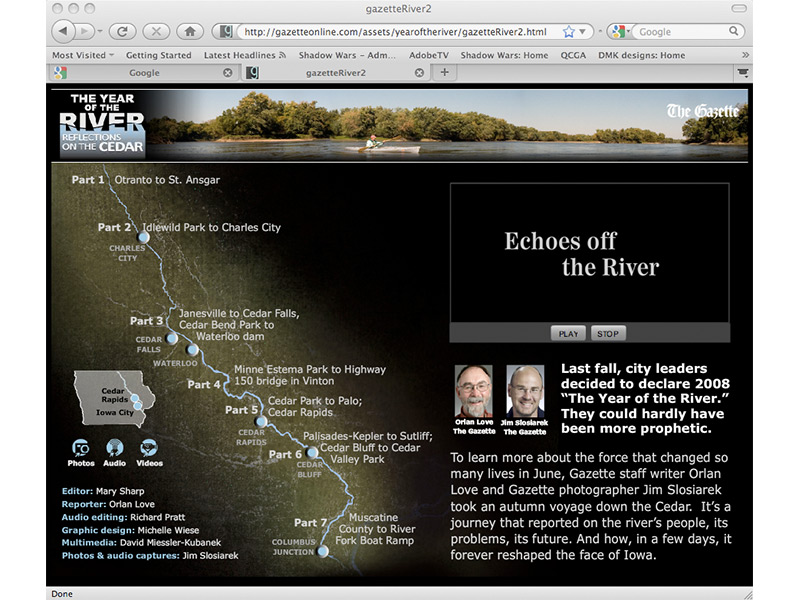 Year of the River multimedia