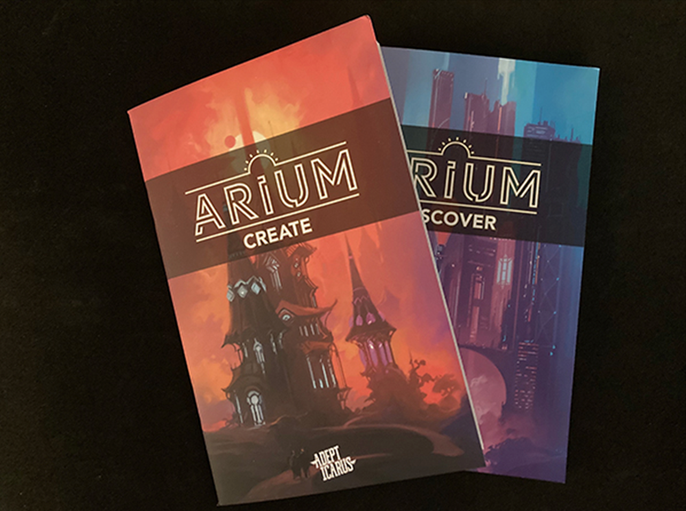 Arium Create and Discover gaming books
